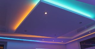 Натяжной потолок с подсветкой Нижнеудинск, цена от 2086 руб.