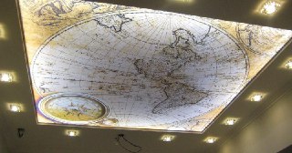 Натяжной потолок с фотопечатью Нижнеудинск, цена от 6166 руб.